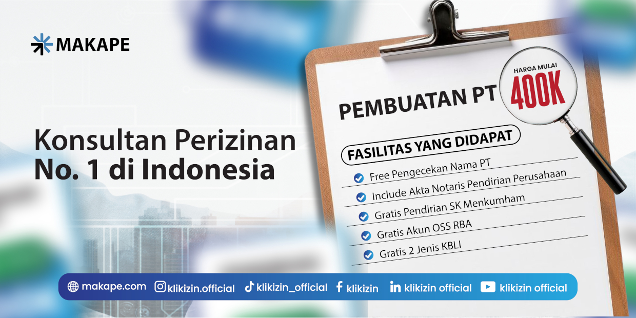 Pembuatan PT mulai 400rb hanya di Makape